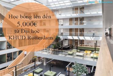 Học bổng Holland Scholarship lên đến 5,000 euro từ Đại học KHUD Rotterdam
