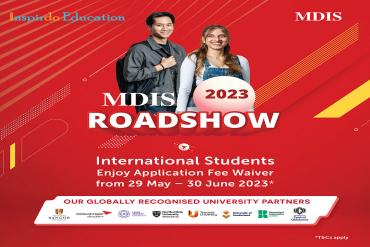 Đăng ký du học Singapore tại học viện MDIS được miễn phí ghi danh và học bổng hấp dẫn