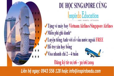 Tặng vé máy bay từ Du học Inspirdo Edu