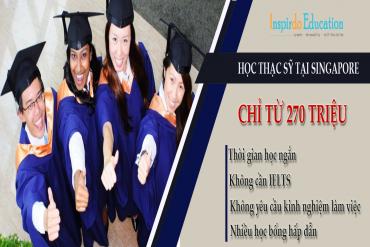 Học thạc sỹ tại Singapore với học phí chỉ từ 270 triệu