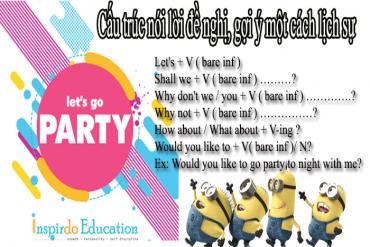 Cấu trúc nói lời đề nghị, gợi ý một cách lịch sự