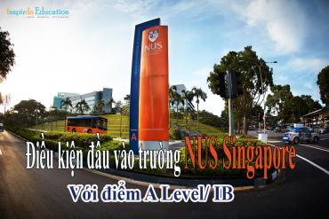 Điều kiện đầu vào trường NUS Singapore với học sinh có điểm A level và IB