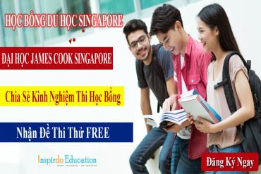 Kinh nghiệm thi học bổng 100% của Đại học James Cook và đăng ký nhận đề thi thử 2020