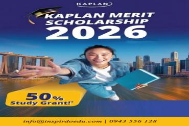 Du học singapore 2026 cùng học viện Kaplan với cơ hội nhận được học bổng lên đến 50% học phí